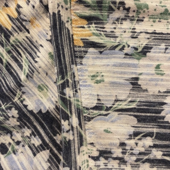 Anthropologie‎ Botanical Print Pullover Top Vintage Wash Short-sleeve Size Small - Picture 13 of 14